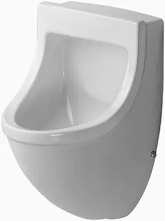 DU Urinal Starck 3, Zulauf von hinten absaugend, o.Deckel, o.Fliege, weiß WG