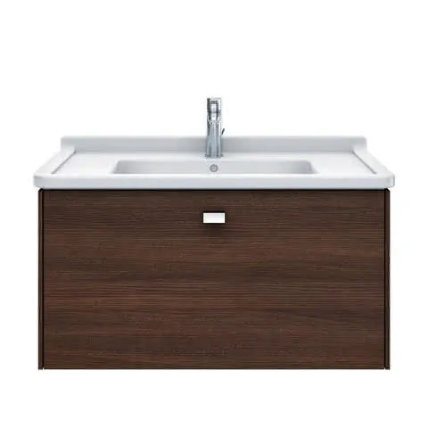 Duravit Möbelwaschtisch Starck 3 850 mm mit ÜL, mit HLB, 1 HL, weiß