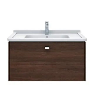 Duravit Möbelwaschtisch Starck 3 850 mm mit ÜL, mit HLB, 1 HL, weiß
