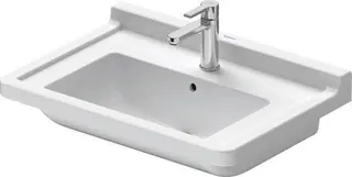 Duravit Möbelwaschtisch Starck 3 700 mm mit ÜL, mit HLB, 1 HL, weiß – Bild 2