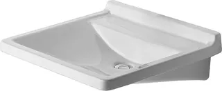 Duravit Waschtisch Starck 3 Vital Med 600 mm ohne ÜL, mit HLB, HL-Vst., weiß