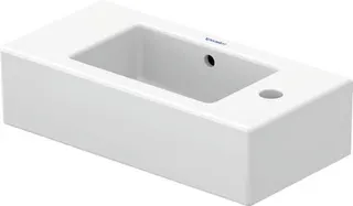 Duravit Handwaschbecken Vero 500 mm mit ÜL, mit HLB. HL rechts, weiß – Bild 2