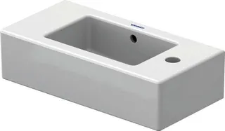 Duravit Handwaschbecken Vero 500 mm mit ÜL, mit HLB, HL rechts, weiß WG – Bild 2