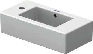 Duravit Handwaschbecken Vero 500 mm mit ÜL, mit HLB, HL links, weiß WG – Bild 2