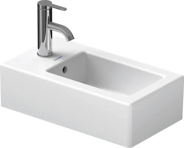 Duravit Handwaschbecken Vero 250 mm mit ÜL, mit HLB, 1 HL, weiß