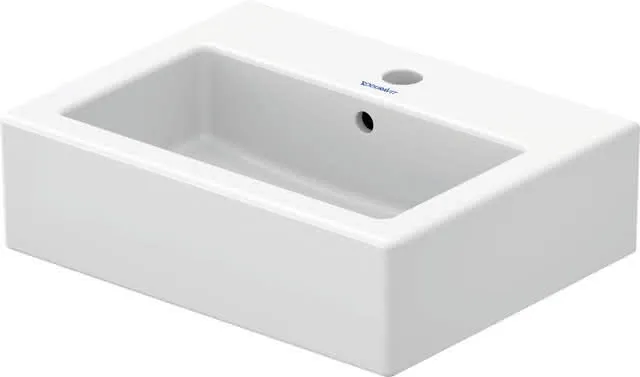 Duravit Handwaschbecken Vero 450 mm mit ÜL, mit HLB, 1 HL, weiß