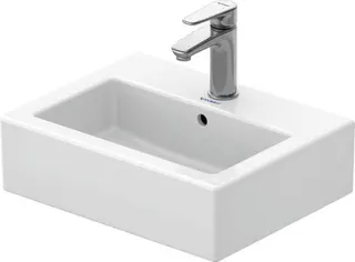 Duravit Handwaschbecken Vero 450 mm mit ÜL, mit HLB, 1 HL, weiß – Bild 2