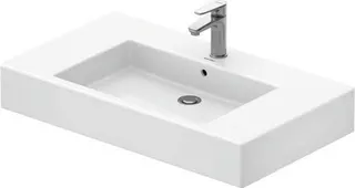 Duravit Möbelwaschtisch Vero 850 mm mit ÜL, mit HLB, 1 HL, weiß – Bild 2