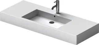 Duravit Möbelwaschtisch Vero 1250 mm mit ÜL, mit HLB, 1 HL, weiß
