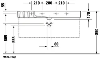 Duravit Möbelwaschtisch Vero 1250 mm mit ÜL, mit HLB, 1 HL, weiß – Bild 5