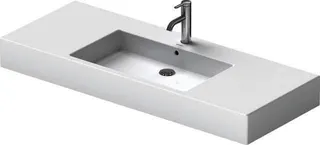 Duravit Möbelwaschtisch Vero 1250 mm mit ÜL, mit HLB, 1 HL, weiß WonderGliss