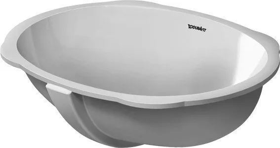 Duravit Einbauwaschtisch Santosa 510 mm EB v.unten, m.ÜL, o.HLB, weiß