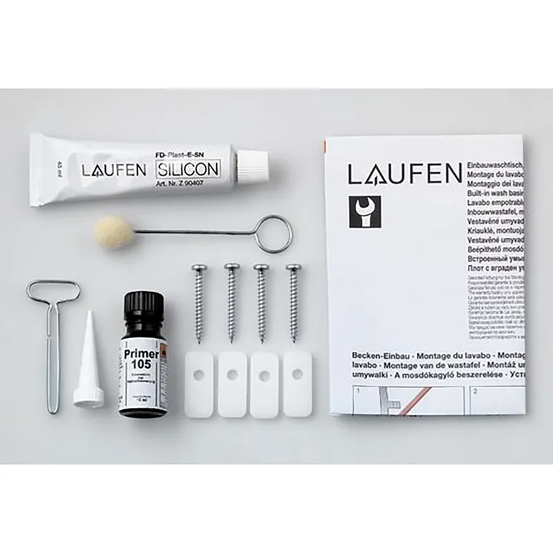 Laufen Montageset für Einbau-Waschtisch von unten BIJOU, BIROVA, FIORA , SAVOY