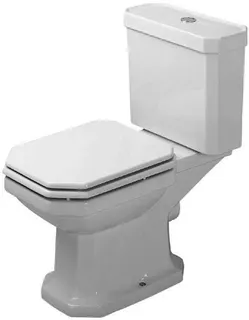 Duravit Stand-WC Kombi 1930 665 mm Tiefspüler, f.SPK, Abg.waagr., weiß