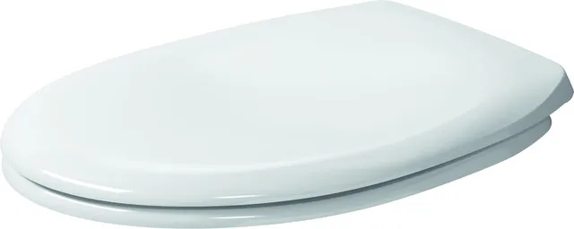 Duravit WC-Sitz ohne Absenkautomatik Scharniere edelstahl, weiß