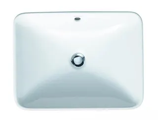 Duravit ASB Design Classics Bacino 550 mm rechteckig, mit ÜL, ohne HLB, weiß