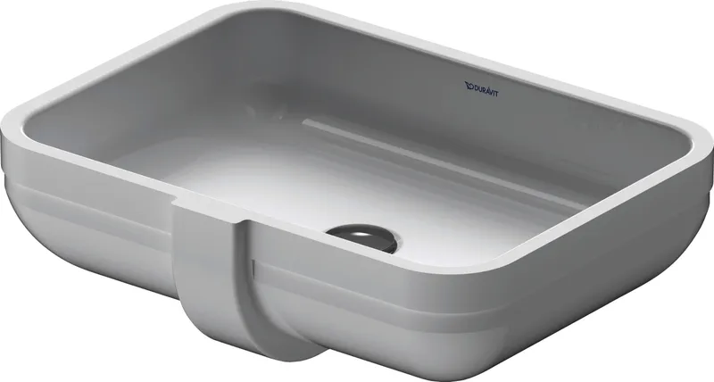 Duravit Einbauwaschtisch Happy D.2 480 mm EB v.unten, mit ÜL, ohne HLB, weiß