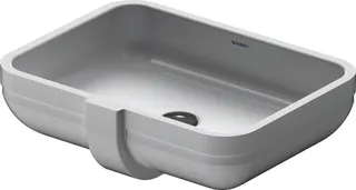 Duravit Einbauwaschtisch Happy D.2 480 mm EB v.unten, mit ÜL, ohne HLB, weiß