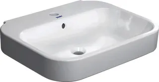 Duravit Waschtisch Happy D.2 600 mm mit ÜL, mit HLB, 1 HL, weiß – Bild 2