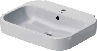 Duravit Waschtisch Happy D.2 600 mm mit ÜL, mit HLB, 1 HL, weiß – Bild 3