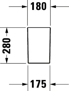 Duravit Halbsäule Happy D.2 für 070950, weiß – Bild 5