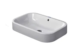 Duravit Aufsatzbecken Happy D.2 600 mm mit ÜL, ohne HLB, geschliffen, weiß – Bild 2