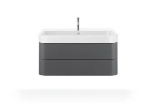 Duravit Möbelwaschtisch Happy D.2 1000 mm mit ÜL, mit HLB, 1 HL, weiß
