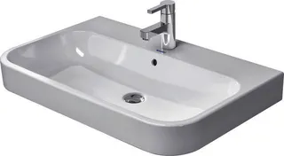 Duravit Möbelwaschtisch Happy D.2 800 mm m.ÜL, m.HLB, 1 HL, geschl., weiß