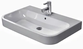 Duravit Möbelwaschtisch Happy D.2 800 mm mit ÜL, mit HLB, 1 HL, weiß – Bild 3