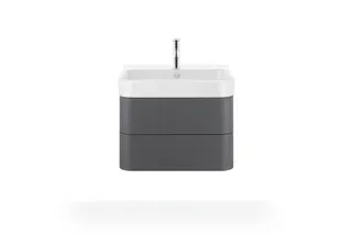 Duravit Möbelwaschtisch Happy D.2 650 mm mit ÜL, mit HLB, 1 HL, weiß