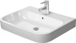 Duravit Möbelwaschtisch Happy D.2 650 mm mit ÜL, mit HLB, 1 HL, weiß – Bild 2