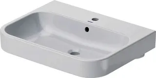 Duravit Möbelwaschtisch Happy D.2 650 mm mit ÜL, mit HLB, 1 HL, weiß – Bild 3