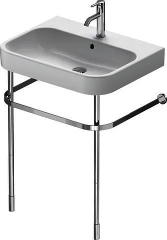 Duravit Metallkonsole Happy D.2 für 231865, höhenverstellbar, Chrom