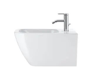 DU Wand-Bidet Happy D.2 540 mm m.ÜL, m.HLB, 1 HL, Durafix, weiß WG