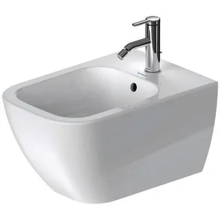 Duravit Wand-Bidet Happy D.2 540 mm m.ÜL, m.HLB, 1 HL, Durafix, weiß – Bild 3