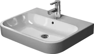 Duravit Möbelwaschtisch Happy D.2 650 mm m.ÜL, m.HLB, 1 HL, geschl., weiß WG – Bild 2