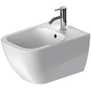 Duravit Wand-Bidet Happy D.2 540 mm m.ÜL, m.HLB, 1 HL, Durafix, weiß WG – Bild 2