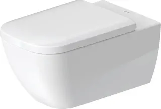 Duravit Wand-WC Happy D.2 620 mm Tiefspüler, rimless, Durafix, weiß WG