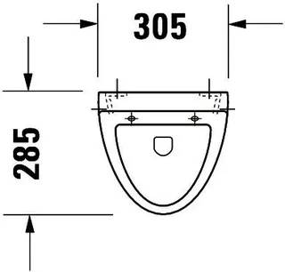 Duravit Design Classics Urinal Fizz, Zul. v.h absaugend, f.Deckel, o.Fliege, weiß – Bild 3