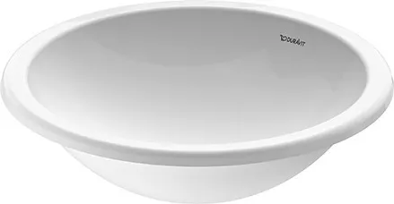 Duravit Einbauwaschtisch Architec 450 mm EB v.ob.,o.ÜL,o.HLB,u.glasiert,weiß