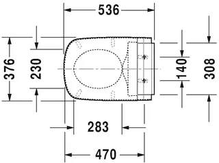 Dusch WC-Sitz SensoWasch E 376x536mm trend4YOU 2.0, weiß – Bild 2