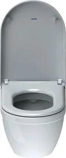 Duravit Wand-WC Starck 3 620 mm Tiefspüler, Durafix, weiß – Bild 2