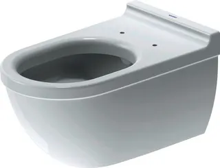Duravit Wand-WC Starck 3 620 mm Tiefspüler, Durafix, weiß – Bild 5