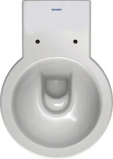 Duravit Wand-WC Starck 1 575 mm Tiefspüler, Durafix, weiß – Bild 5