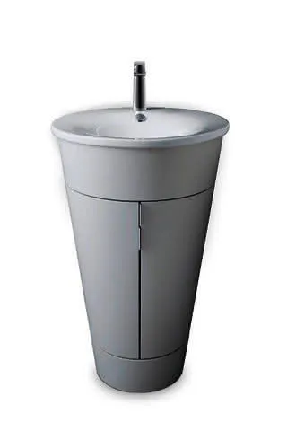 Duravit Möbelwaschtisch Starck 1 580 mm m.ÜL,m.HLB,1 HL,f.WTU S19520,weiß