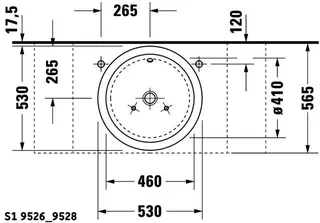 Duravit Aufsatzbecken Starck 1 530 mm mit ÜL, ohne HLB, geschliffen, weiß – Bild 4