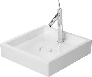 Duravit Aufsatzbecken Starck 1 470 mm o.ÜL,o.HLB,o.HL,quadr.,geschl.,weiß