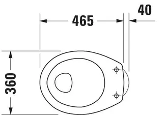 Duravit Stand-WC Design Classics Sudan 505 mm + 100 mm, Abg.senkrecht, weiß – Bild 2