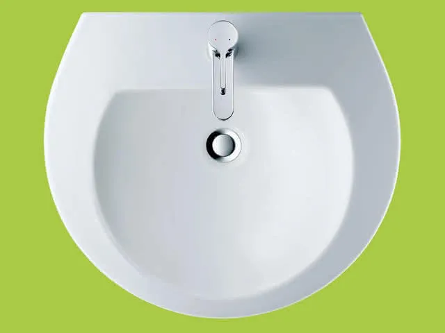 Duravit Waschtisch Darling New 550 mm mit ÜL, mit HLB, 1 HL, weiß