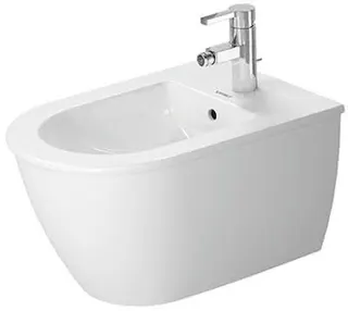DU Wand-Bidet Darling New 540 mm m.ÜL, m.HLB, 1 HL, Durafix, weiß